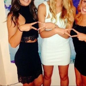 Two Piece Black Dress!